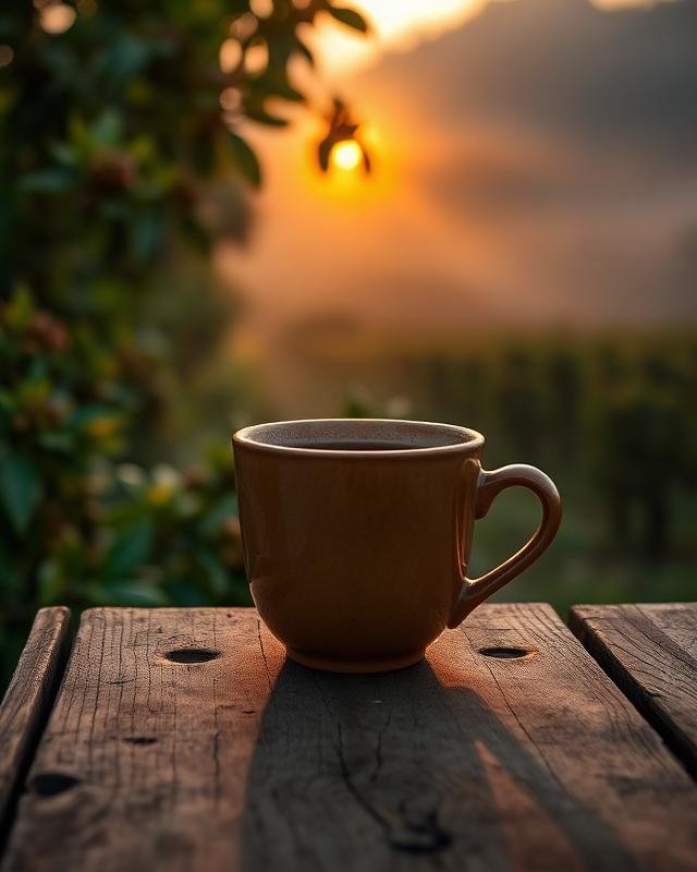 Coffee Estate Background